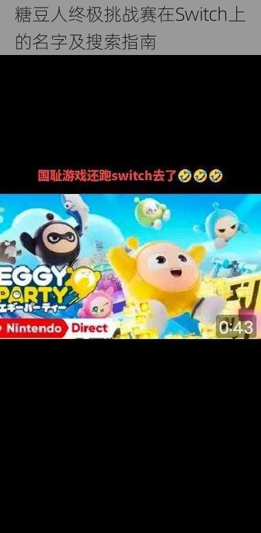 糖豆人终极挑战赛在Switch上的名字及搜索指南