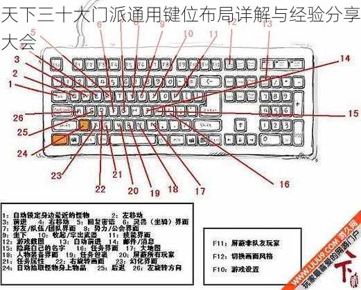 天下三十大门派通用键位布局详解与经验分享大会